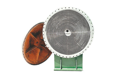 Type II spiral plate heat exchanger